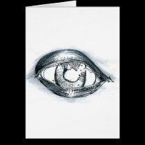 Study BW Eye. cards