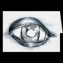 Study BW Eye. cards