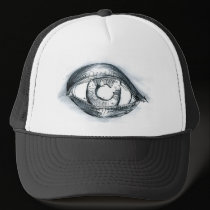 Study BW Eye. hats