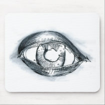 Study BW Eye. mousepads