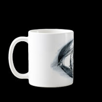 Study BW Eye. mugs
