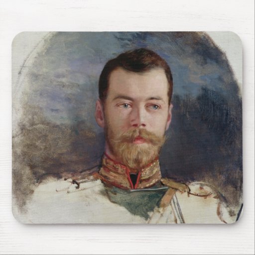 Study for a portrait of Tsar Nicholas II  1898 Mousepads