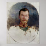 Study for a portrait of Tsar Nicholas II  1898 Posters