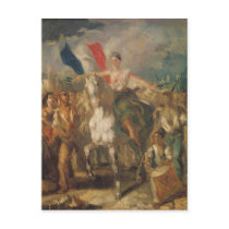 Study for 'Liberty', 1830 Postcard
