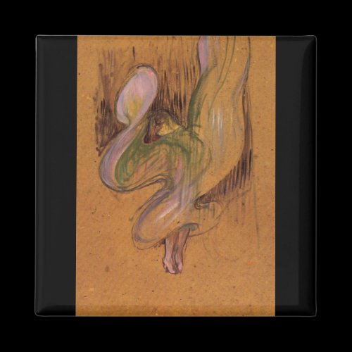Study for Loie Fuller by Toulouse-Lautrec Refrigerator Magnet