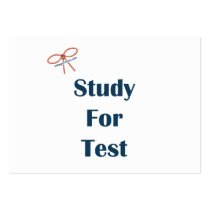 Study For Test Reminders Business Card