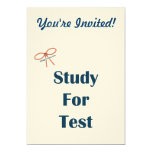 Study For Test Reminders Card