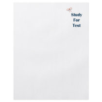 Study For Test Reminders flyers
