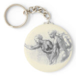 Study for the 3 Graces - Raphael Keychain