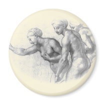 Study for the 3 Graces - Raphael Magnet