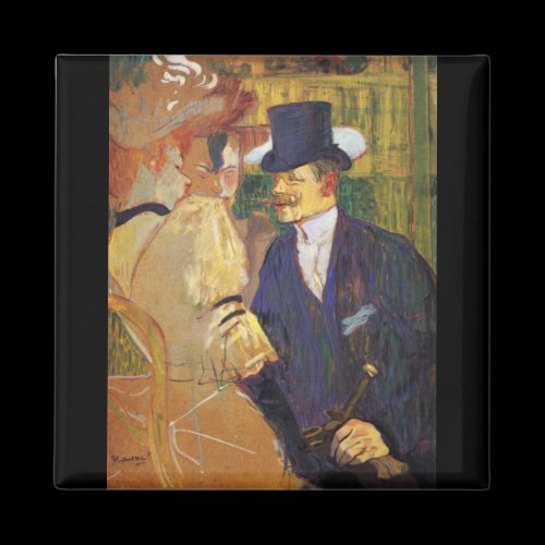 Study for the flirt,Englishman in the Moulin Rouge Refrigerator Magnet