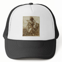 Study for the Kneeling Leda hats