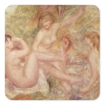 Study for the Large Bathers, 1885-1901 Square Sticker