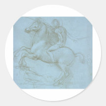 Study for the Sforza Monument Stickers