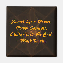 Study Hard and Be Evil Magnet