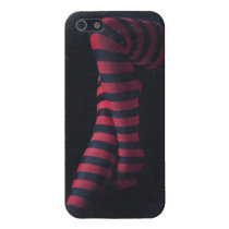 Study in Black & Red iphone cases