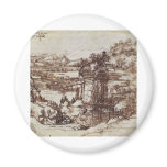 Study of a Tuscan landscape. magnets