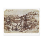 Study of a Tuscan landscape. Post Card
