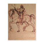 Study of an equestrian monument postcards