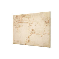Study of an Ionic capital Gallery Wrap Canvas