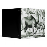Study of Animals and Flowers, engraved Vinyl Binders