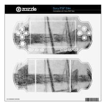 Study of boat and anchor by Georges Seurat Decals For The PSP Slim