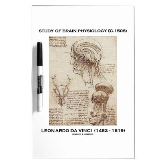 Study Of Brain Physiology (c. 1508) da Vinci Dry-Erase Boards