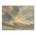 Study of Clouds with a Sunset near Rome postcards