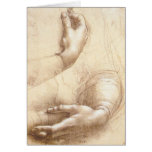 Study of Hands Greeting Cards