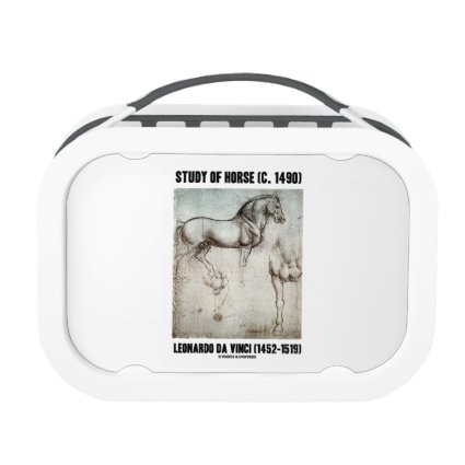 Study Of Horse (c. 1490) Leonardo da Vinci Lunch Boxes