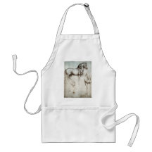 Study of horses - Leonardo da Vinci Aprons