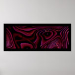 Study of Textures - Burgundy Posters