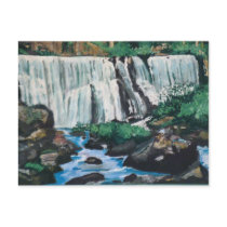 Study of Waterfall postcards
