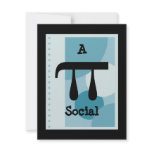 Study Party or Benefit Pi Pie Social Invitations