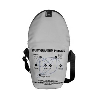 Study Quantum Physics After All You Can Do Things Courier Bags