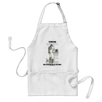 Studying Has Stripped Me To The Bone (Skeleton) apron