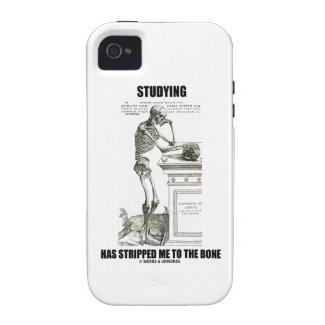 Studying Has Stripped Me To The Bone (Skeleton) Case For The iPhone 4