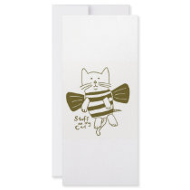 stuff on my cat - bee customized rack card