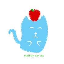 Stuff on my cat - ordament photo cutouts