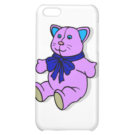 Stuffed Kitty Case For iPhone 5C