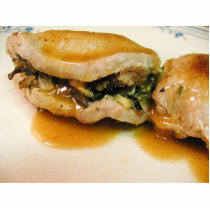 Stuffed Porkchops Food Dinner Gravy photo sculptures
