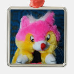 Stuffed toy christmas tree ornament