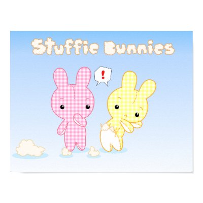 Stuffie Bunnies Poster by Nashiil