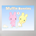 Stuffie Bunnies Poster posters