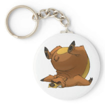 Stumbling Bear Keychain
