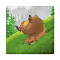 Stumbling Bear Magnet
