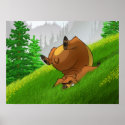 Stumbling Bear Poster posters
