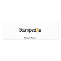 stumpedia2, Human Power business cards