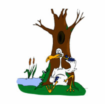 Stumpo Stork Photo Cut Out
