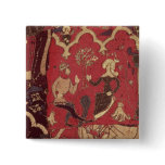 Stumpwork depicting Tristan and Isolde buttons